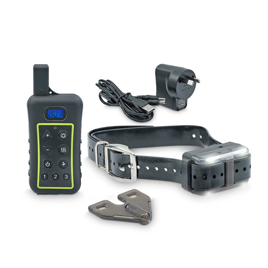 Rechargeable Remote Control Waterproof Anti-Bark & Training Collar for Dogs