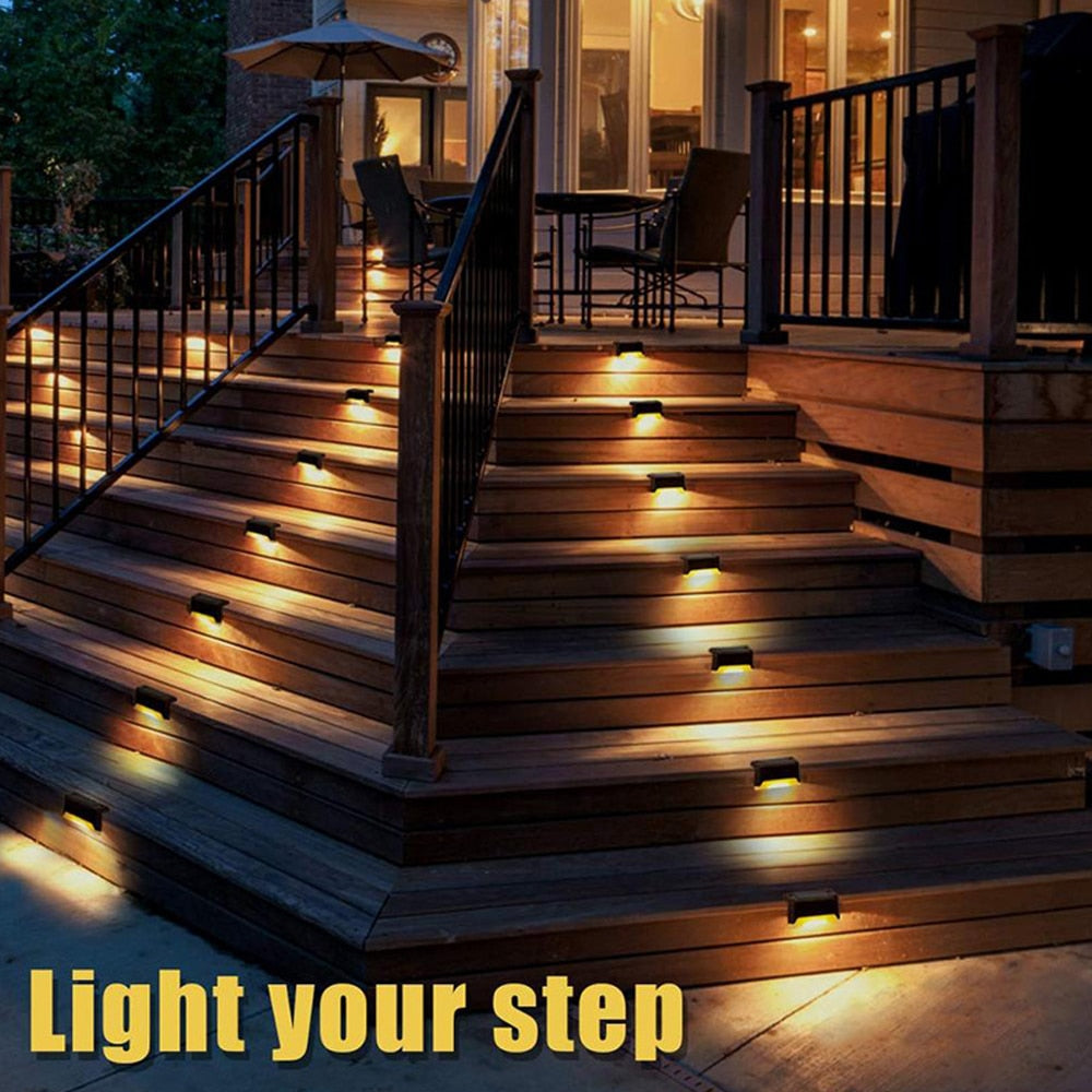 Solar Led Outdoor Light for Garden/Stairs/Fence