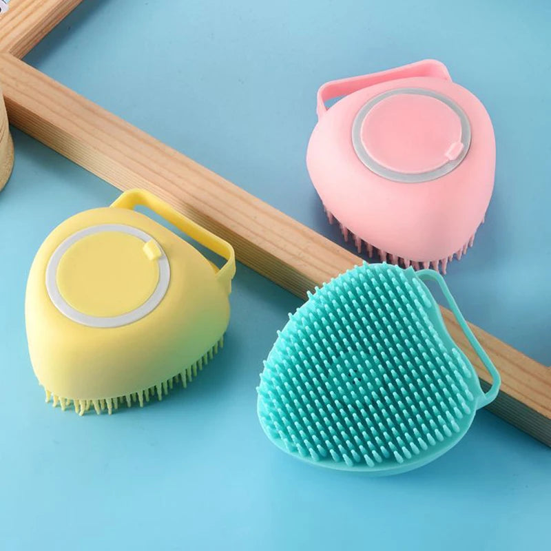 Soft Silicone Pet Bath Massage Brush