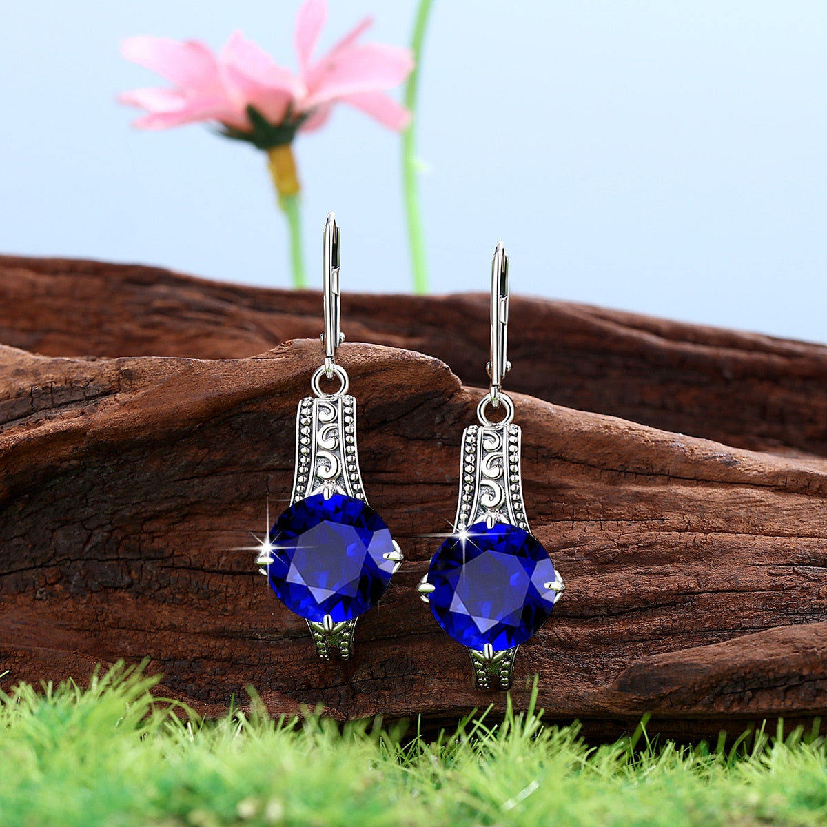 High Quality Sterling Silver Drop Earrings