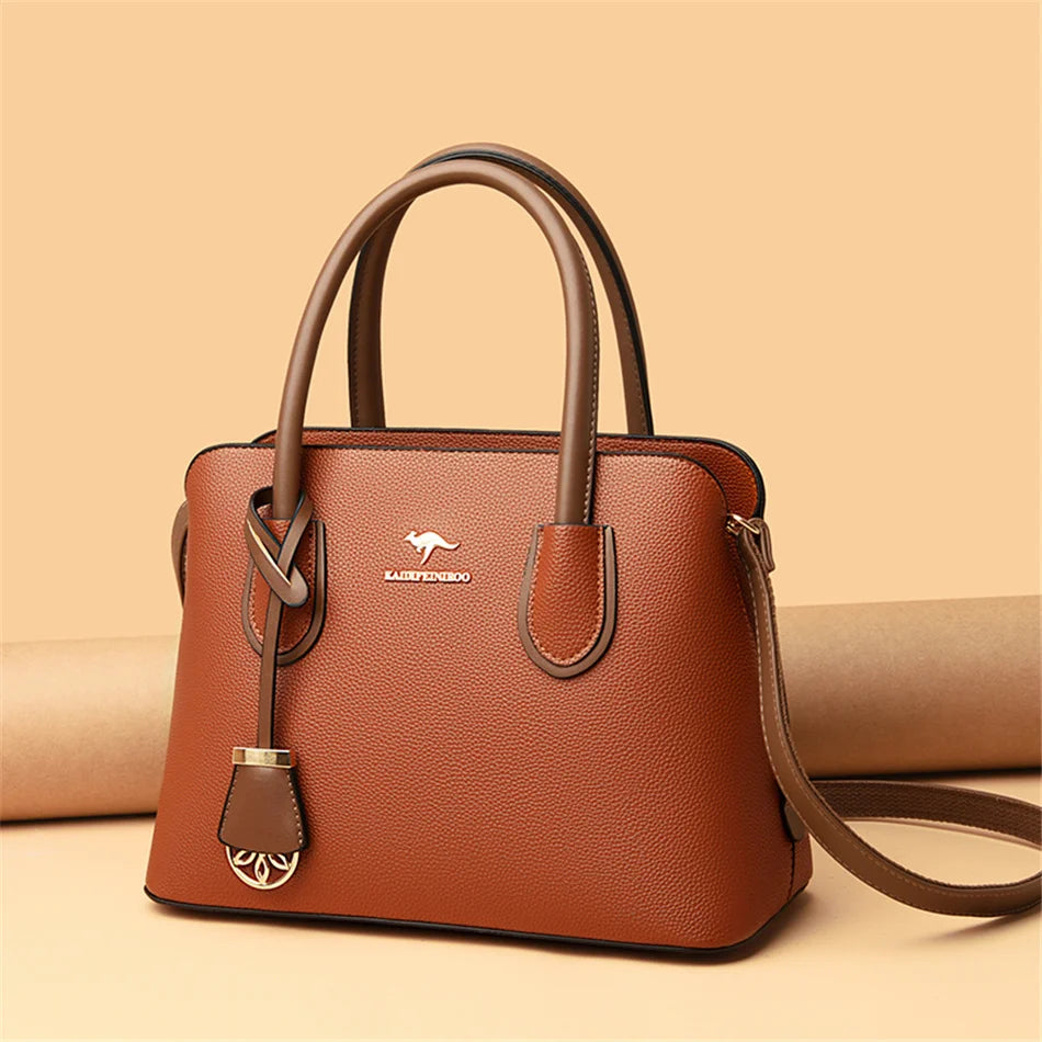 2 Layers Designer Quality Luxury Women's Handbag