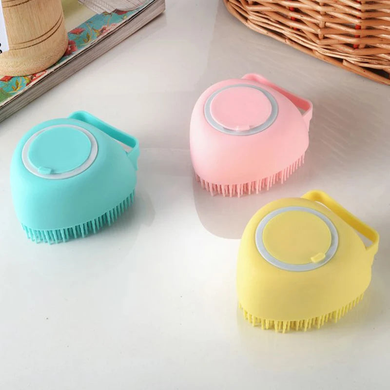 Soft Silicone Pet Bath Massage Brush