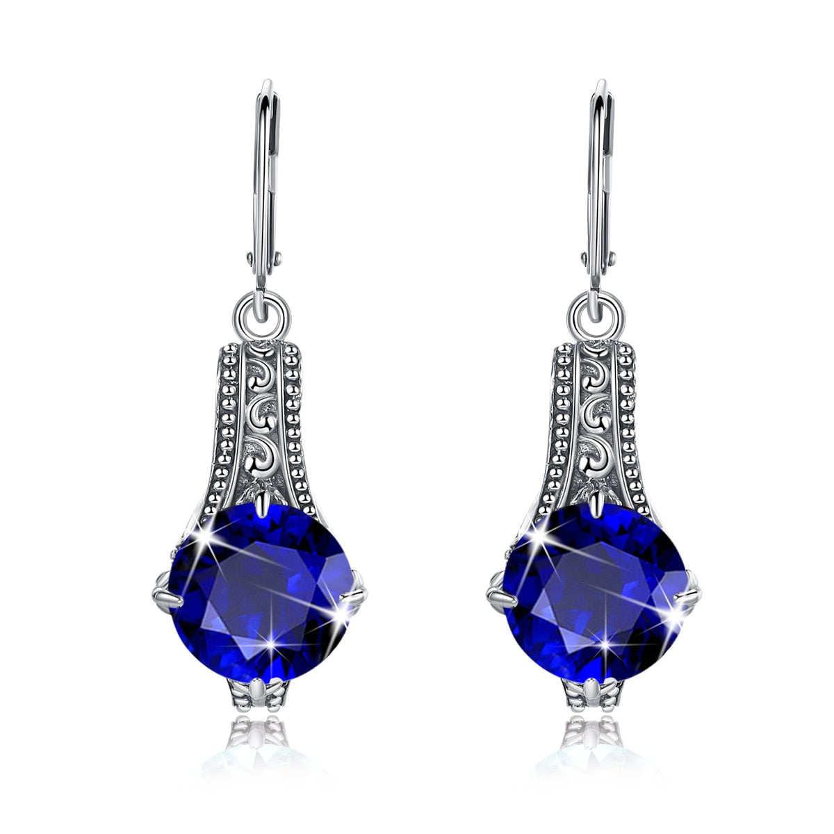 High Quality Sterling Silver Drop Earrings