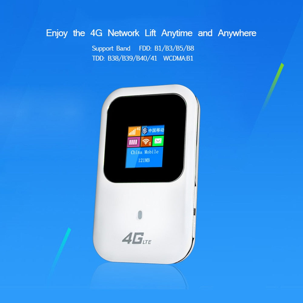 4G LTE Pocket Wifi Router Portable Car Mobile Wifi Hotspot