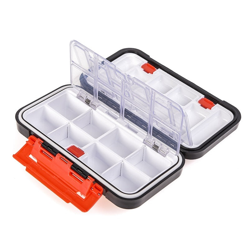 Waterproof Double Sided Fishing Tackle Box for Hooks Lures Accessories For Fishing