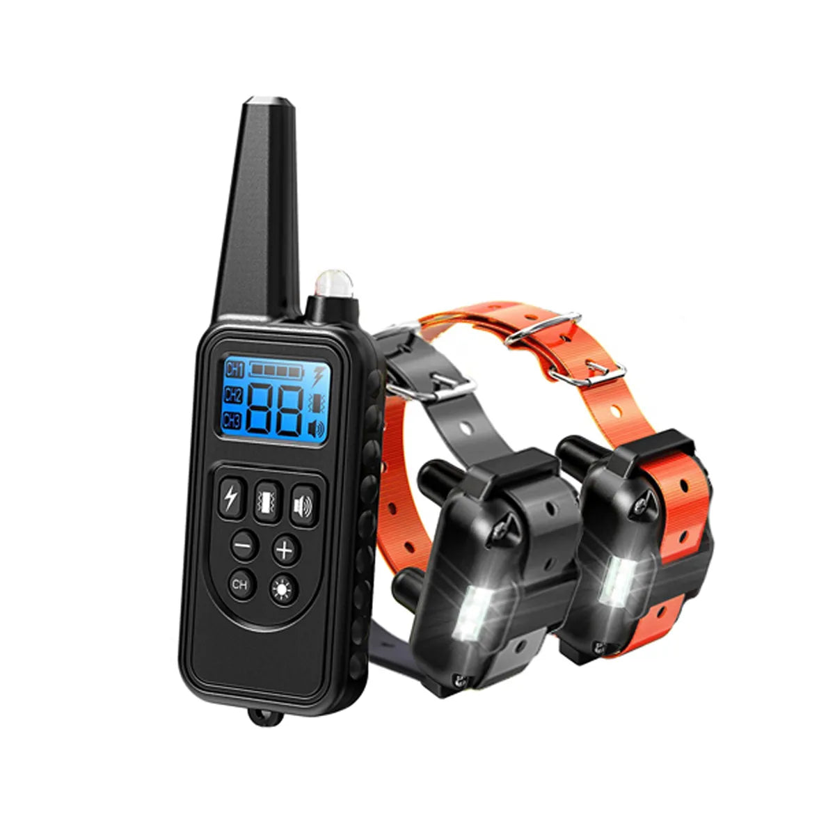 1PC Waterproof Dog Training Collar/Portable Remote Control Electric Bark Stopper Training with Beep Shock