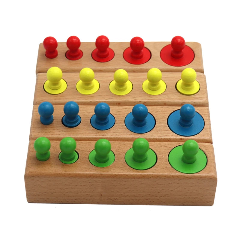 Montessori Educational Development Cylinder Socket Puzzle Toy for Children