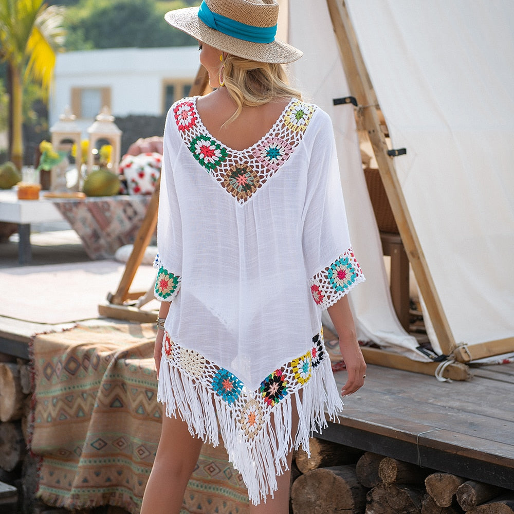 Swimsuit Cover Up With Fringe