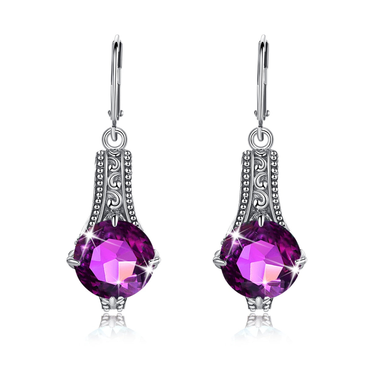 High Quality Sterling Silver Drop Earrings