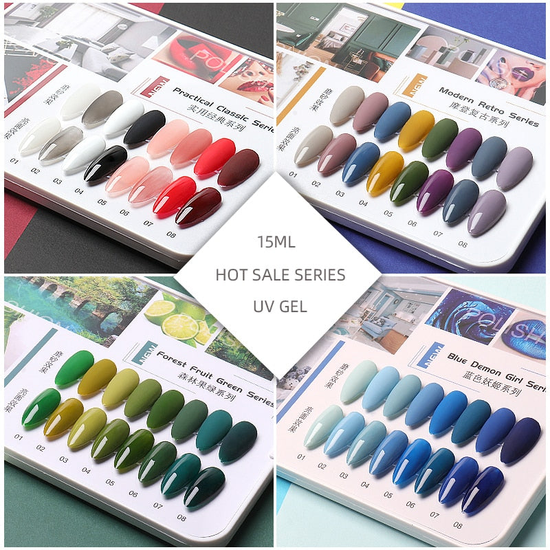 Professional Nail Gel Polish for Salon Art Semi Permanent High Quality