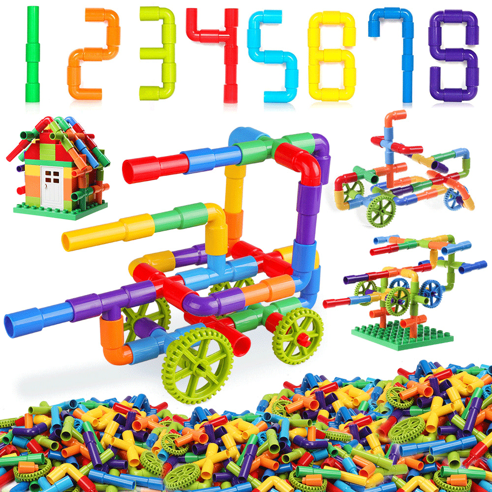 Educational Montessori Water Pipe Building Blocks