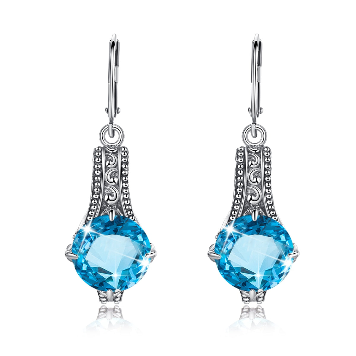 High Quality Sterling Silver Drop Earrings