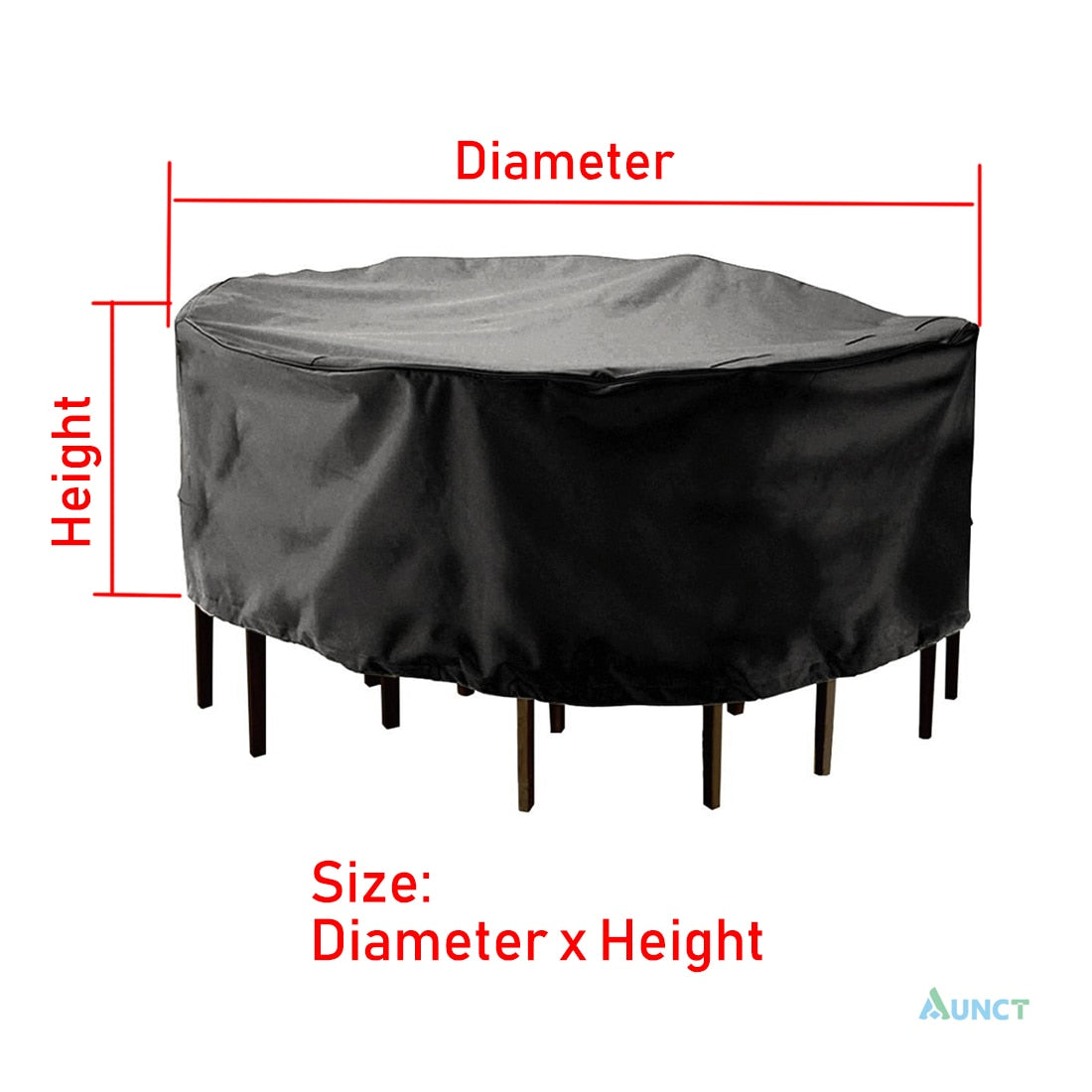 15 Sizes Outdoor Garden Furniture Cover Round/ Table/ Chair Set/ Waterproof