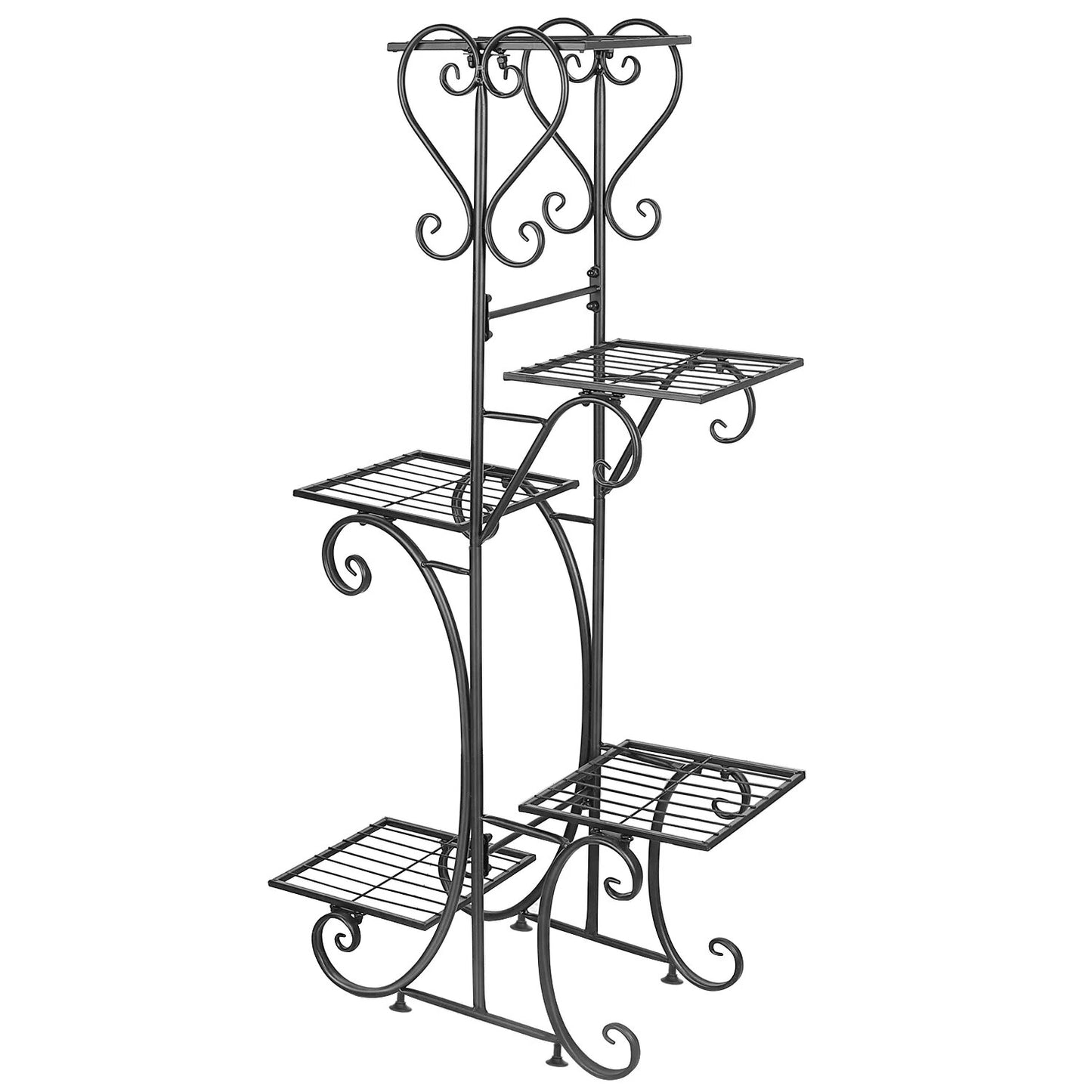 Indoor Iron 5 Tiered Tall Plant Stand