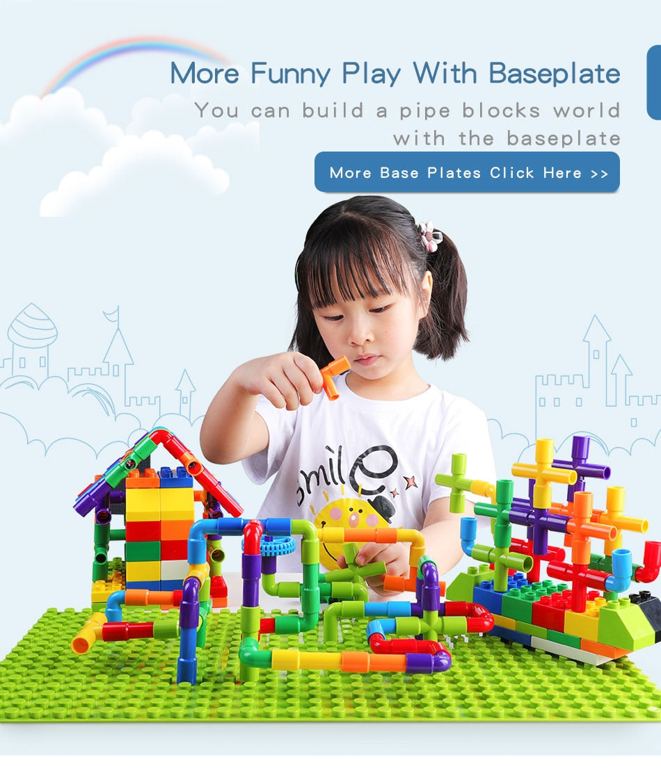 Educational Montessori Water Pipe Building Blocks