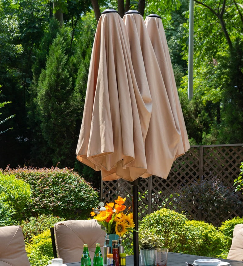 Studio 13 ft Large Patio Umbrella Double sided