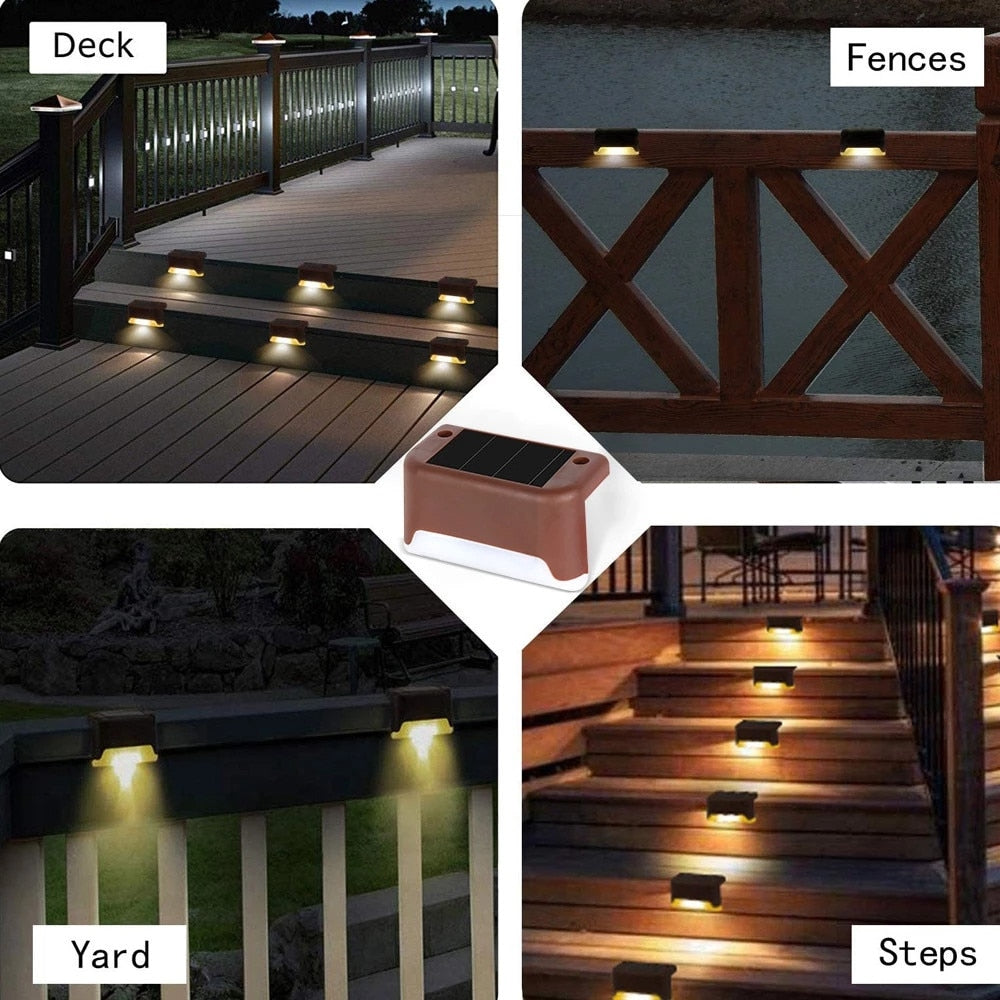 Solar Led Outdoor Light for Garden/Stairs/Fence