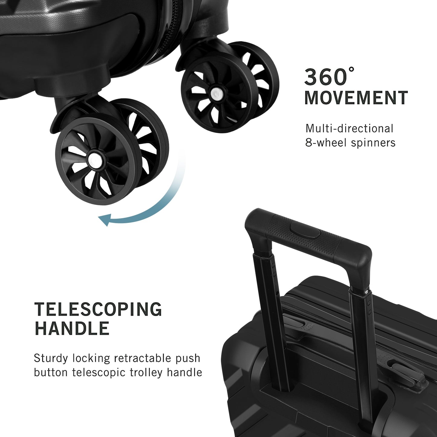 Small Boardable Boarding 20 inch Luggage With Spinner Wheels