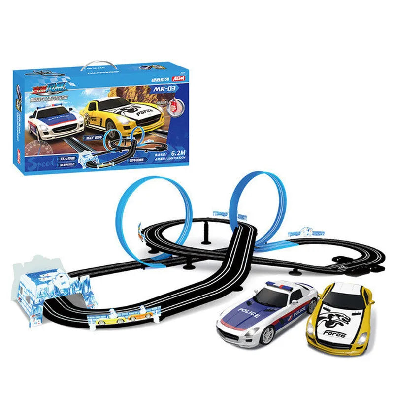 Remote Control Electric Racing Railway Track Toy Set for Children