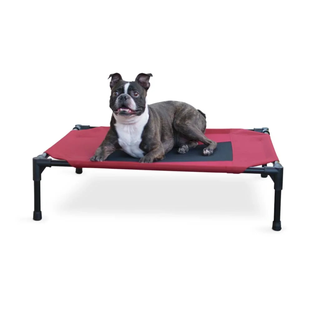 Original Pet Elevated  Bed Medium Red 25" X 32"  7"