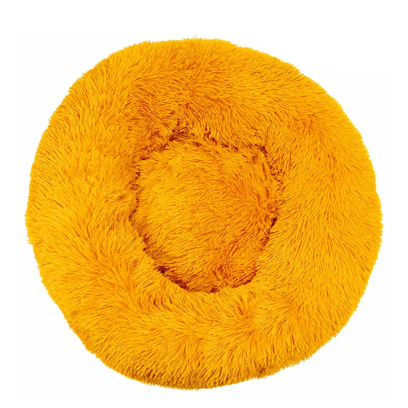 Ultra Soft Washable Comfortable Donut Cuddler Round Pet Bed for Cats or Dogs