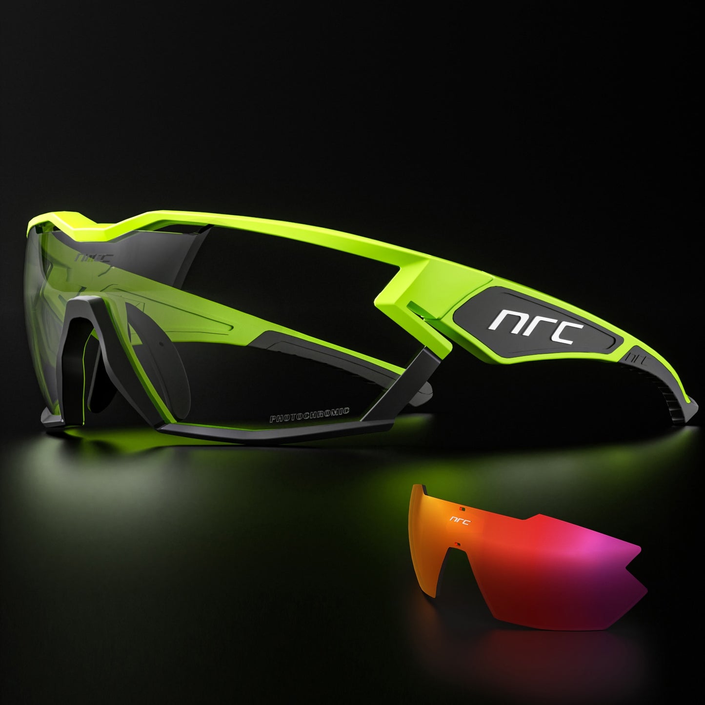 2023 NRC P-Ride Photochromic Cycling Glasses man Mountain Bike - littleblackbears