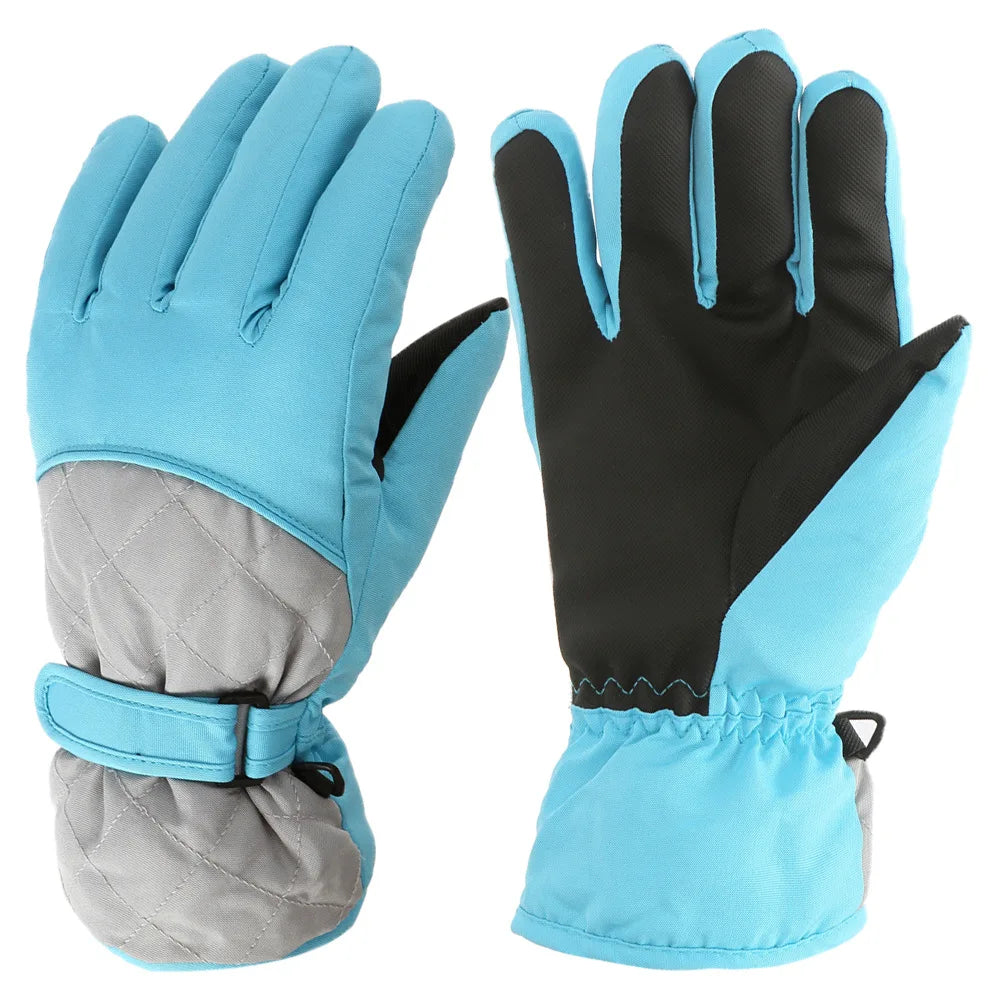 Winter Waterproof Warm Kids Gloves