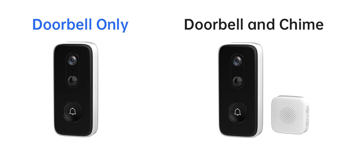 JOOAN Smart Home 3MP WiFi Intelligent Video Doorbell With Camera & Battery Powered Security Video Intercom