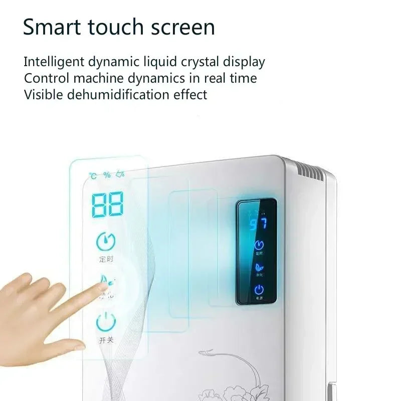 2.2L Smart Silent Dehumidifier Moisture Absorber