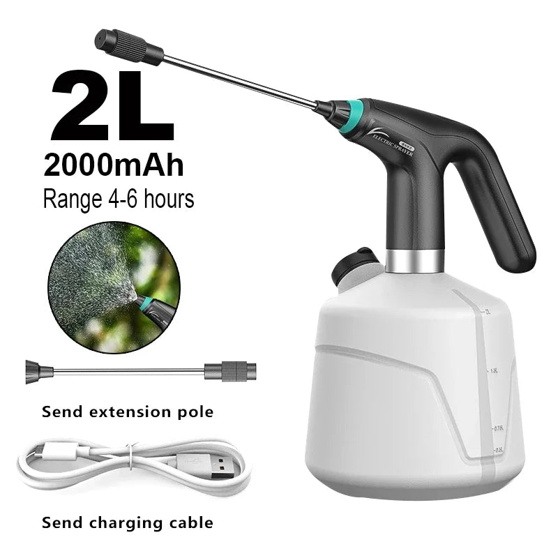 Agriculture Rechargeable Electric Pesticide Garden Watering Sprayer with Adjustable Nozzle Garden Irrigation Tools