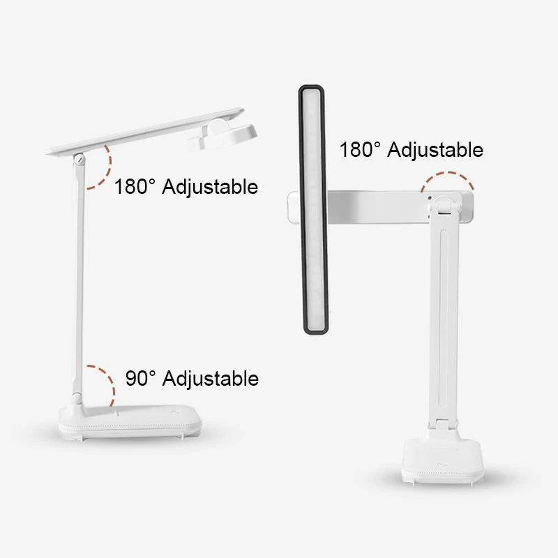 USB Rechargeable Hanging Magnetic Table Lamp for Desk or Bedroom