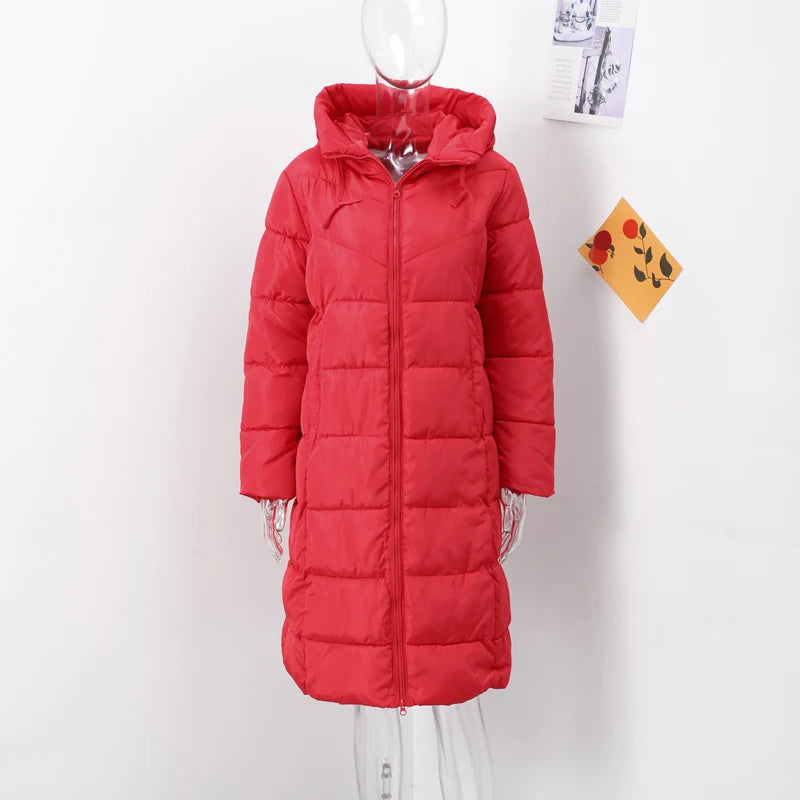 Women's Medium Long Down Winter Coat