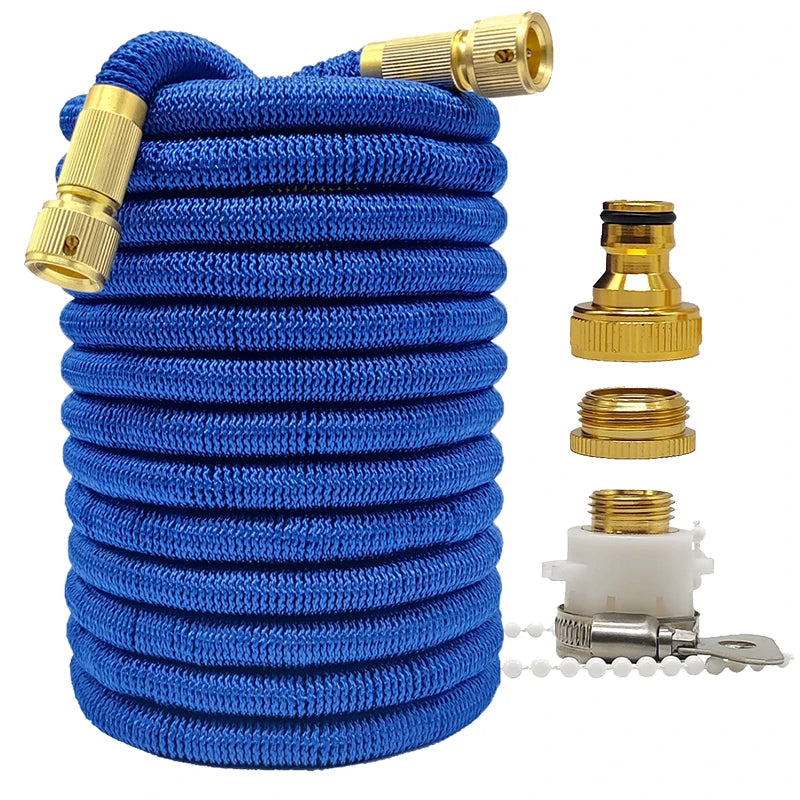 Home and Garden Flexible Expandable High Pressure Hose from 25-100 Foot With or Without Gun