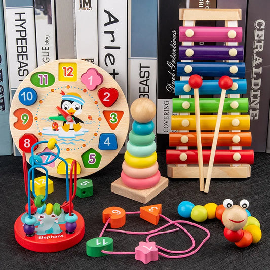 Educational Montessori Wooden Toys for Children