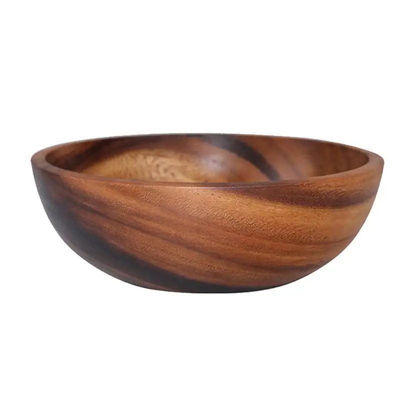 Natural Wooden Fruit or Salad Bowl