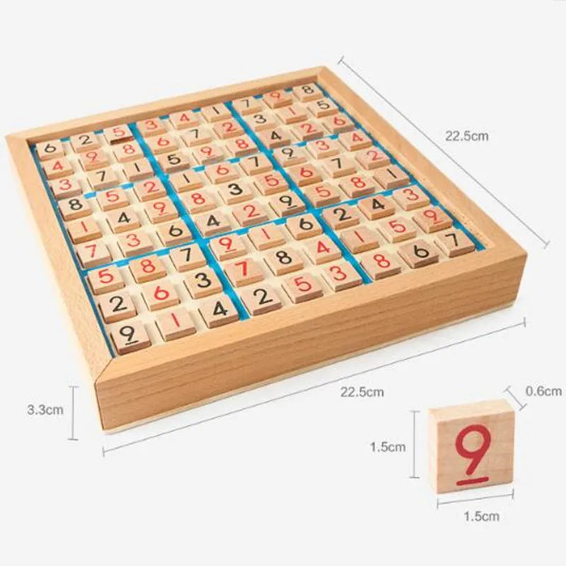 Montessori Wooden Educational Math Game Board