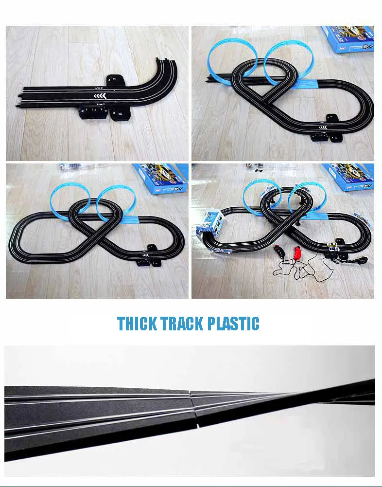 Remote Control Electric Racing Railway Track Toy Set for Children