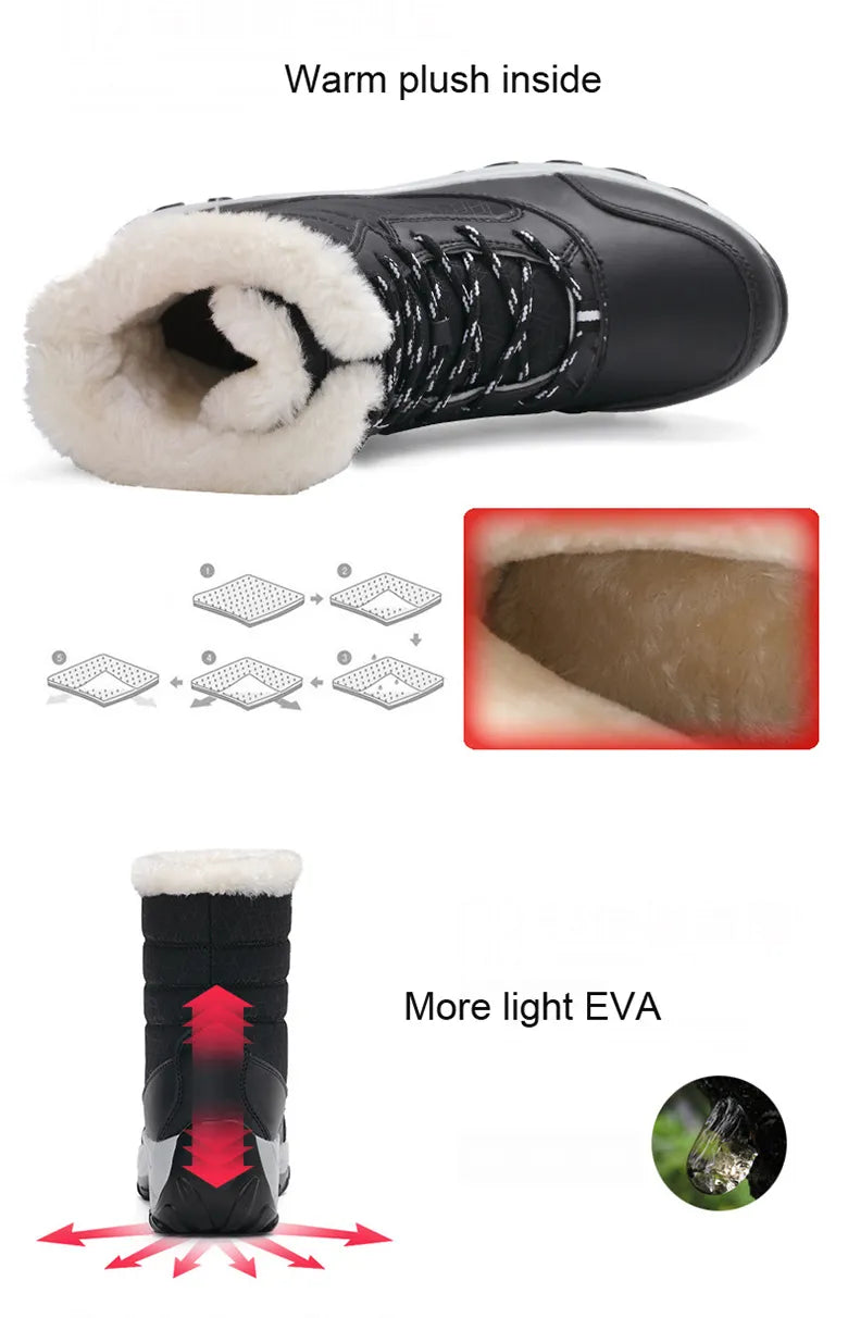 Women's Fur Lined Winter Boots