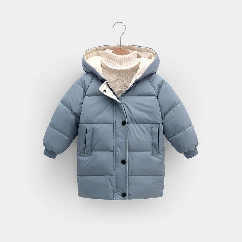 Children's Down Winter Jackets with Hood