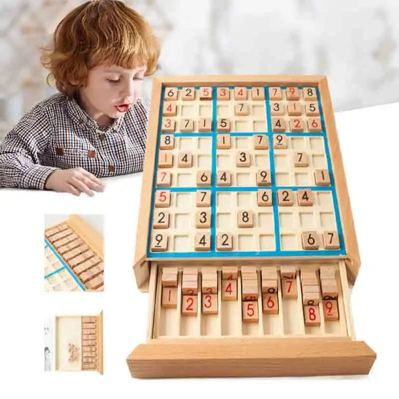 Montessori Wooden Educational Math Game Board