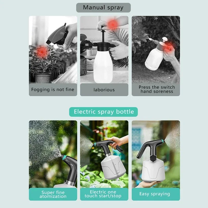 Agriculture Rechargeable Electric Pesticide Garden Watering Sprayer with Adjustable Nozzle Garden Irrigation Tools