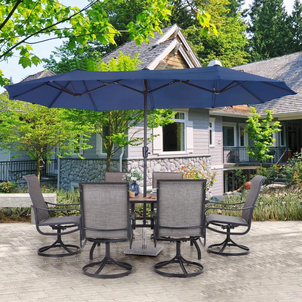 Studio 13 ft Large Patio Umbrella Double sided