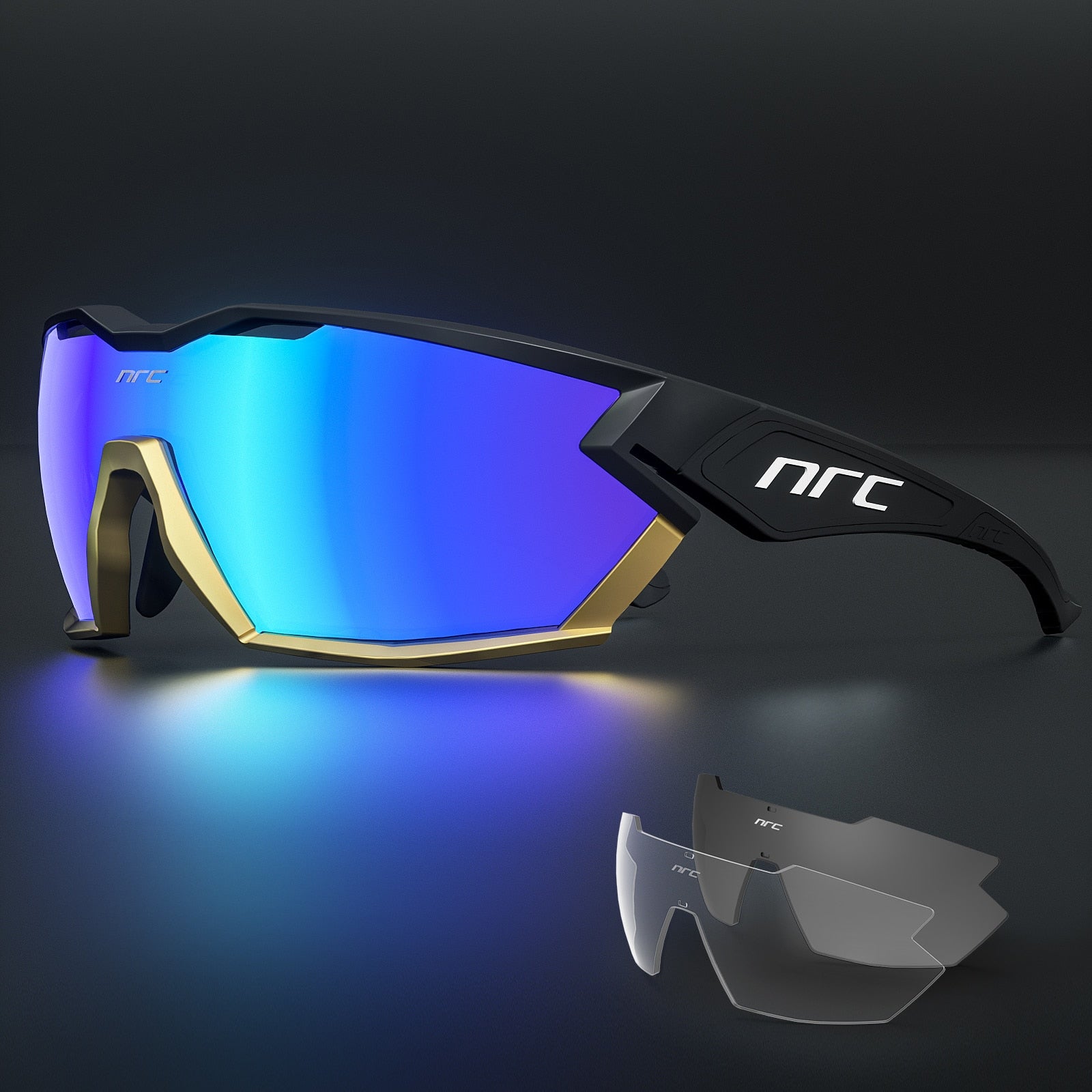 2023 NRC P-Ride Photochromic Cycling Glasses man Mountain Bike - littleblackbears