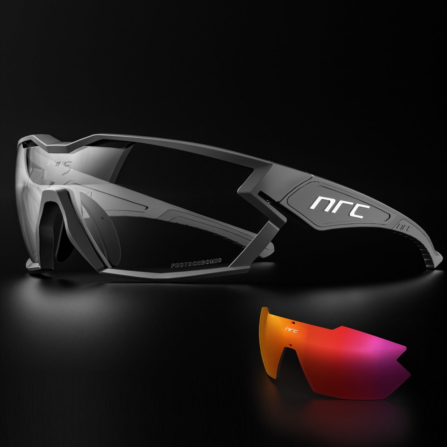 2023 NRC P-Ride Photochromic Cycling Glasses man Mountain Bike - littleblackbears