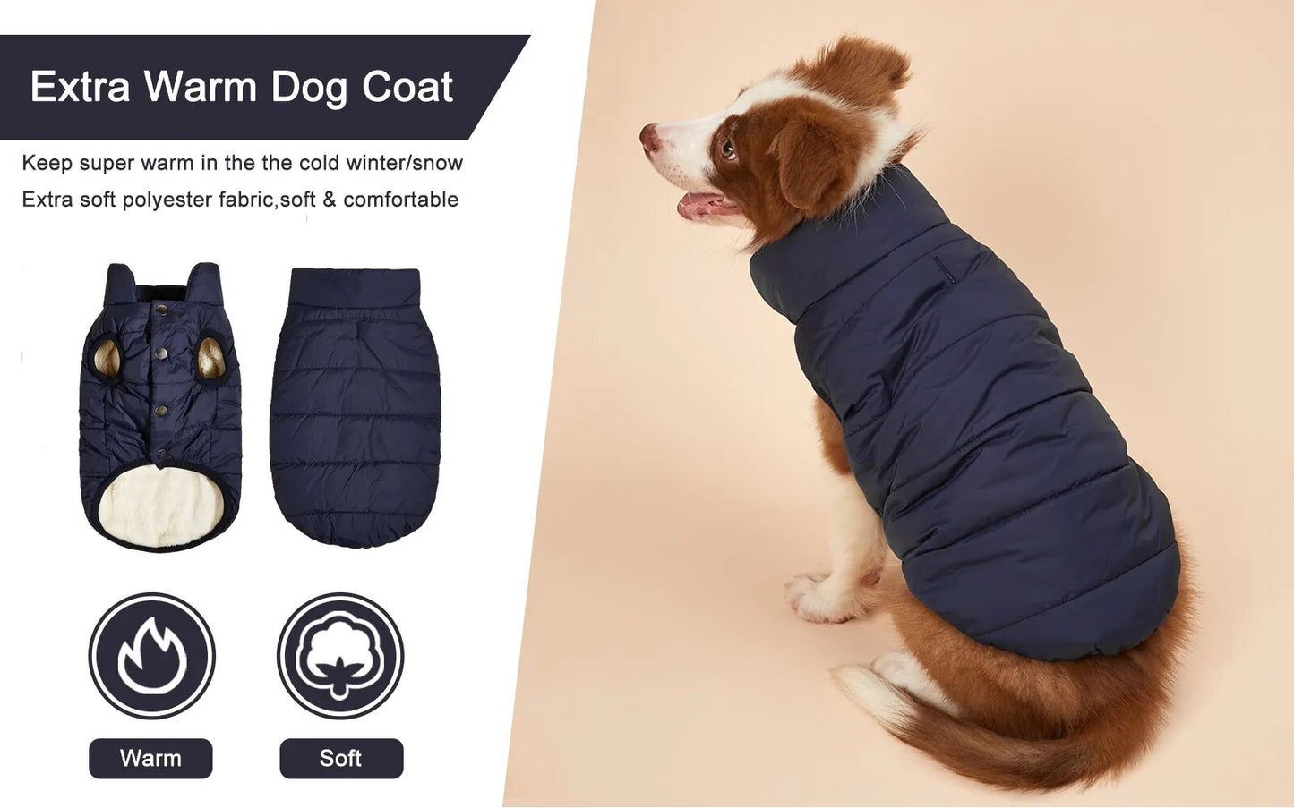 Winter Pet Coat Clothes for Dogs