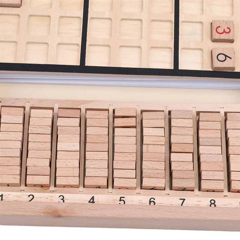 Montessori Wooden Educational Math Game Board