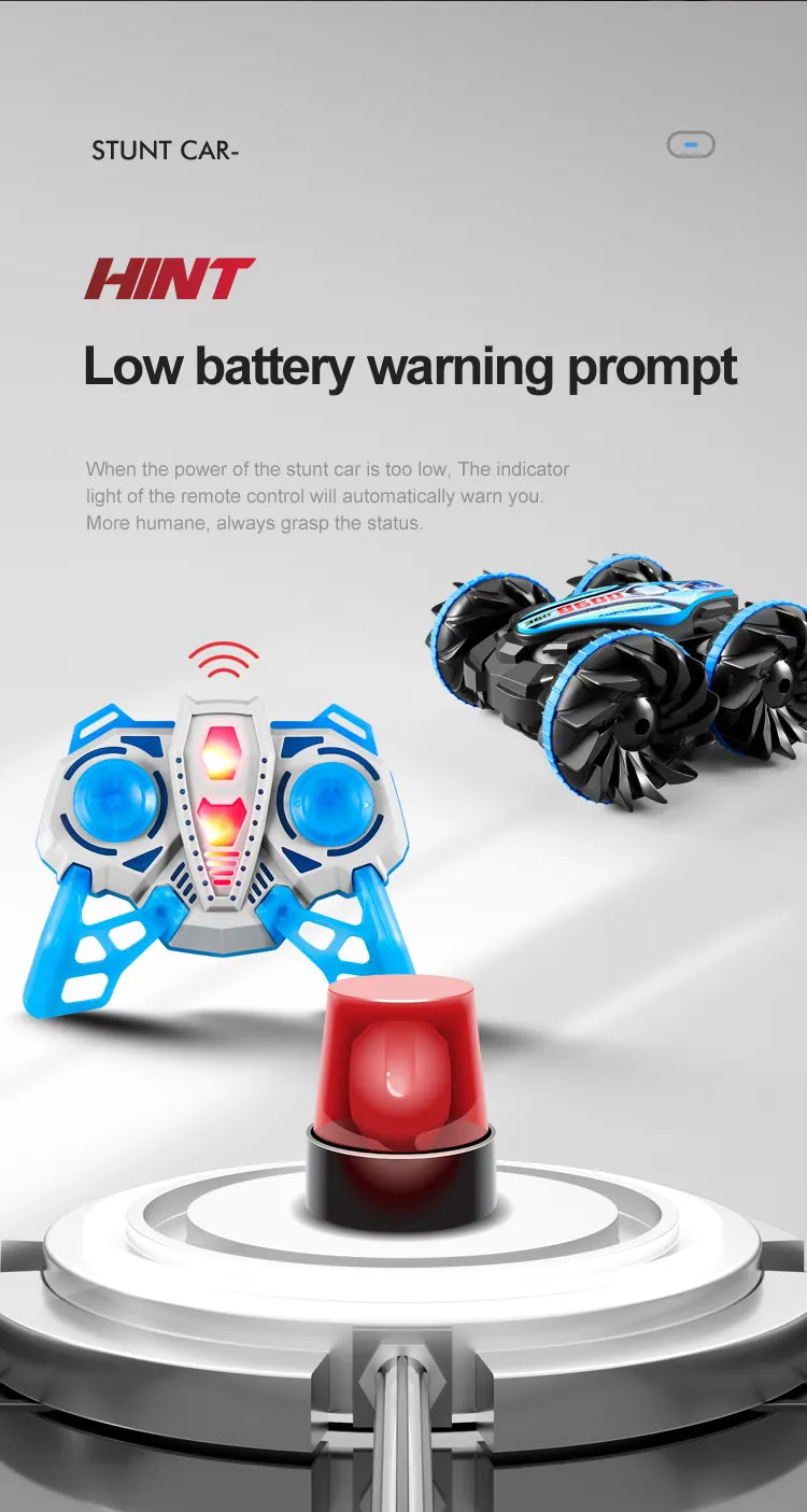 Remote Control Stunt Car Vehicle Double-sided Flip Driving for Children