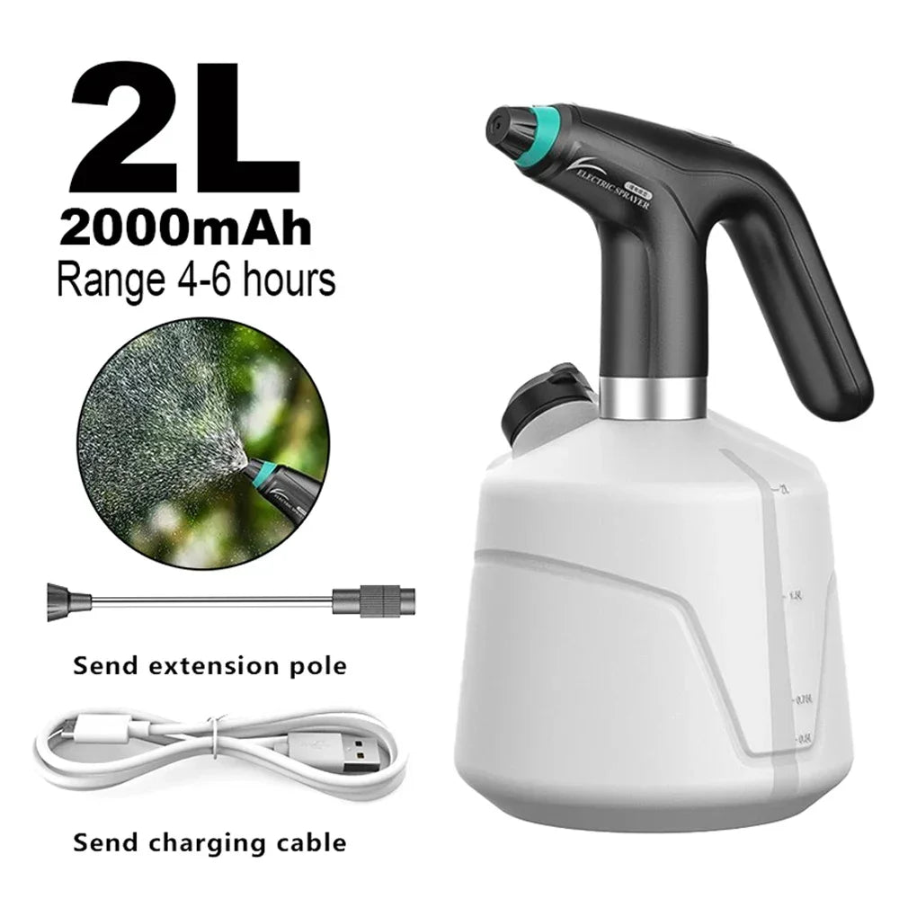 Agriculture Rechargeable Electric Pesticide Garden Watering Sprayer with Adjustable Nozzle Garden Irrigation Tools