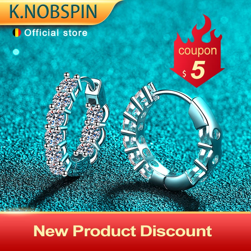 18k Sterling Solver Hoop Earring