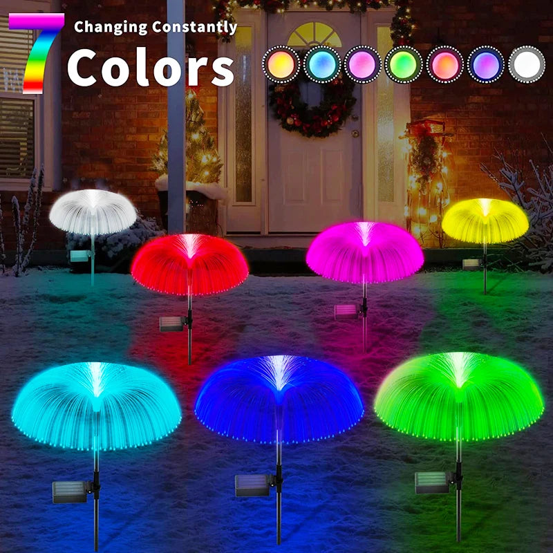 Solar Outdoor 7 Color Changing LED Lights